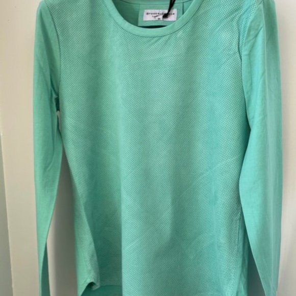 LIGHT BUTTERY SOFT REAL SUEDE/ COT/ LYCRA T-SHIRT - Picture 4 of 4